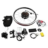 20inch Ebike Conversion Kit,36V 250W Rear Wheel Electric Bike Conversion Kit With Led Display and Controller,E-Bike Cycling Hub Suitable for Both V Brake and Disc Brake