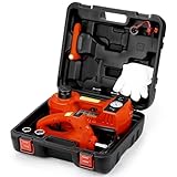 Panana 5 Ton Hydraulic Trolley Floor Jack Car Jack Kit 5Ton DC 12V Electric Hydraulic Car Jack Lift