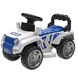 EVO Electric Ride On 4x4 Police Truck | Electric Police Vehicle | 6V Battery Powered Kids Motorised Toy Vehicle Ride On | Pedal Driven Quad Bike With Footrests | 2+