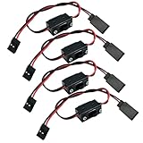 4Pack RC On Off Switch JR Futaba Style 2 Way Power for RC Cars Trucks Crawlers Off-Road Buggies