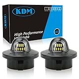 KDM LED License Plate Lights fit for Ford F-150 F250 F350 F450 F550 Heavy Duty Ranger Explorer Bronco Excursion Expedition Rear light for Pickup Truck 6000K White 2pc pack
