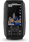 Garmin Striker Vivid 4cv, Easy-to-Use 4-inch Color Fishfinder and Sonar Transducer, Vivid Scanning Sonar Color Palettes (010-02550-00)