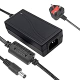 12V 5A 60W Power Supply Adapter Conventer, AC to DC Power Supply, AC/DC Driver Transformer 5.5mm x 2.1mm 5.5x2.1 Jack Wall Plug for LED Strip Lights, Router, CCTV Camera, ADSL Cats