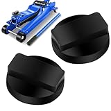 2 Pcs Car Jack Rubber Pad for BMW 1 2 3 4 5 6 7 Series etc. Rubber Jack Adapter Lift Adaptor Floor Frame Rail Protector Heavy Duty Jack Rubber Support Block, Black