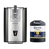 PerfectDraft Pro Home Beer Cooler and Dispenser System and Corona Extra Keg