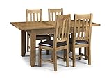 Julian Bowen Astoria Extending Dining Table, Oak