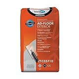 Bond It AD-Floor Exterior 2-50mm Depth Latex Self Leveling Compound Floor Screed Concrete Bar - Grey 20kg