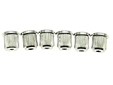 Dopro Set of 6 Nickel Guitar String Through Body 5/16" String Ferrules for American Standard Telecaster
