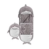 High Street TV Unisex-Youth Childs Sleeping Bag, Grey Shark, Medium 3-6 yrs
