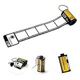 TheDogTagCo PERSONALISED Retro PHOTO Camera Roll Keychain Memory Keeper Picture Holder Any Photo UK Design and Memories Preserver (10 Photos 5 per side)