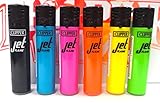 4 x Clipper Lighters Set, Assorted Designs, Gas Lighter Refillable You get all 4 NEW, GIFT SET (JET FLAME - 4 X RANDOM COLOURS)