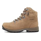 Brasher Women's Country Walker II Waterproof Walking Boots with Reliable Sole & Durable Suede Leather Upper (Light Brown, UK Footwear Size System, Adult, Women, Numeric, Medium, 7)