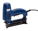 Rapid Electric Staple Gun PRO R606 for No. 606 Staples and No. 8 Brads, Stapler and Brad Nailer with Adjustable Impact Setting and Removable Front Plate, For Picture Frames, Panelling (10643003)