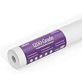 WINSOME 1200 Grade Lining Paper for Walls - Thick Paintable White Wallpaper Suitable for New& Damaged Walls for Paint - Single 10 Metre Roll