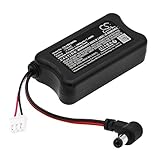 TECHTEK Battery 1000mAh compatible with [Fatshark] Attitude V2, Attitude V3, Base, Dominator, Dominator HD, HD V2, HDO FPV Goggles, Predator, RCV922 replaces 752648
