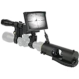 JASHKE DIY Digital Night Vision Scope for Rifle Hunting with HD Camera and 5-inch Portable Display Screen