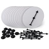 12 Board Game Arrow Spinners, Family Games Accessories - Blank DIY Gaming Spinners, Create Your Own - Replacement Pieces