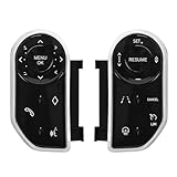 1 Pair Steering Wheel Control Button Switch for Range Rover Vogue L405 2013-2017, Sport L494 2014-2017 & Discovery 5 2017-2019 Automotive Interior