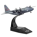 HANGOU 1/200 C-130 Fighter Jet Plane Model Alloy Diecast Model Aircraft for Collection