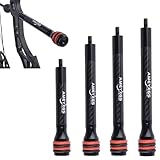 Poearcus Archery Bow Shock Absorption Bar Balance Bar Stabilizer 6" 8" 10" 12" Ultra Lightweight Carbon Fibre Compound Bow Stabiliser Rods (10 inch)