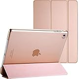 Smart Magnetic Stand Case for Apple iPad Air 1 (2013) and iPad Air 2 (2014) and Apple iPad 9.7 5th Generation (2017) and Apple iPad 9.7 6th Generation (2018) (Rose Gold)
