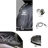 farbrothersonline COMPATIBLE WITH HUSABERG FS 570 WATERPROOF RAIN-HAIL SEAT COVER IN POLYESTER COVER FOR MOTORCYCLE SADDLES WITH STEEL HOOK SADDLE SADDLE SCOOTER 125X75CM