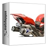 termignoni full system exhaust open gp2r-rht titanium racing open compatible with ducati panigale v5 2018 2019 2020 2021 mototopgun