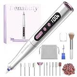 Denabuty Cordless Electric Nail Drill Machine, 13 in 1 Nail File Kit 35000RPM Professional Portable Rechargeable E File for Acrylic Polish Gel Removal Manicure Pedicure Set with 5 Speeds DN-2402
