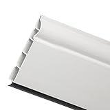 5m x 100mm (4") White Torus/Ogee Plastic Skirting Board Easy-Fit Durable and Authentic Roomline uPVC Skirtingboard