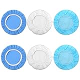 6 Pack Soft Microfiber Polishing Bonnet Buffing Pad Car Polishing Pads Car Polisher Pad Cover Cars Waxers Bonnets Set Cars Orbital Buffer Polisher Pads 9-10 Inch for Orbital Buffer Polishers