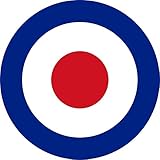 Funky Gifts Mod Target Vinyl Sticker