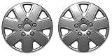 UKB4C Pair Of Silver 14" Caravan Wheel Trims Hub Caps for Bailey Ranger 460/2 2004