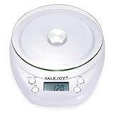 TalkJoy professional, digital talking kitchen scales for the elderly, household letter scales for the blind, visually impaired (German language)