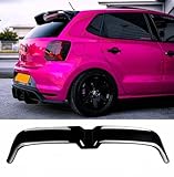 Auto Perfectionists UK Rear Boot Spoiler Compatible With VW Polo MK5 6R 6C GTI R 2009-2017 Oettinger Style ABS Gloss Black