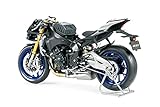 Tamiya TAM14133 300014133 Yamaha 14133 YZF-R1M Building 1:12 Scale High Fit Plastic Kit Model Motorcycle Assembly Unpainted, Unvarnished