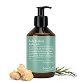 Jean & Len Rosemary & Ginger Moisturising Body Lotion for Normal to Dry Skin, Moisturises 24 Hours, Absorbs Quickly, Spicy Fresh Fragrance, No Parabens, Silicone & Microplastic, 250 ml