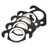 Maxtuned Exhaust Gasket 5-Pack - fits Yamaha Aerox, Peugeot Speedfight, MBK Nitro, Aprilia SR50 - for 2-stroke scooters - 27 mm bore, 50 mm bolt spacing - universal exhaust seal