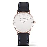 Paul Hewitt Unisex Analogue Quartz Watch with Leather Strap PH-SA-R-St-W-11M