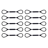 SUPERFINGDINGS 10Pcs Trumpet Slide Stopper Silicone Stopper Ring 120x24mm Cornet Tuning Slide Rubber Stop Ring Bumper Stopper Ring for Yamaha Bach Conn King Trumpet Accessory Replacement