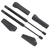 Aotumcer Compatible with Mazda MX-5 2016 and up Hood Struts, Front Bonnet Hood Modify Carbon Fiber Gas Charged Shock Dampers Spring Struts Bar (2 PCS) (Black)