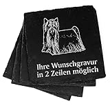 4 x Yorkshire Decorative Slate Coasters, Customisable Engraving Set, 11 x 11 cm, Bottle Coasters, Glass Coasters, Cup Coasters