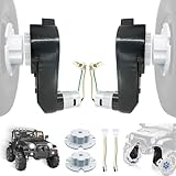 2PCS 12 Volt RS550 40000RPM Ride On Motor Upgrade,High-Speed 12V Ride On Gearbox Motor for Electric Vehicle Replace Parts,Universal Free Coupler