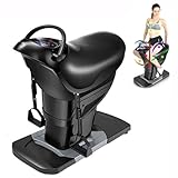 VILA SMO Electric Horse Riding Simulator, Horse Riding Fitness Machine, with Bluetooth Function, 20 Speed Adjustment, Capacity 330lbs, for Men and Women Home Gym Exercise