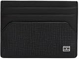 Tommy Hilfiger Men's TH Flag CC Holder AM0AM13707 Cardholder, Black (Black), One Size