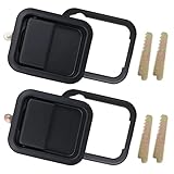 APPERFiT Exterior Door Handle Compatible with Jeep Wrangler TJ 1997 1998 1999 2000 2001 2002 2003 2004 2005 2006 Replaces 55176382AE 55176383AE