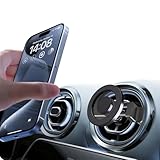 Mercedes Phone Holder for Mercedes Benz A/C Class A180/200 C180/200/260/300, GLB/GLC, Audi A1, Reinforced Car Phone Holder Spring Clip for Round Air Vent, Circular Vent Cradle for iPhone Samsung