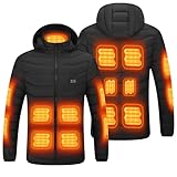 EJOY Heated Jacket for Mens & Women with USB Charging, Lightweight Heating Clothes, No Battery Pack, for Outdoor Activities