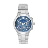 Michael Kors Billie Watch for Men, Quartz Chronograph Movement with Stainless Steel Strap