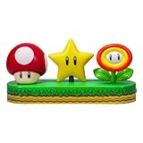 Super Mario Icon Light - Officially Licensed Mario Brothers Free Standing Desk Light, Gaming Room Decor and Merchandise for Boys and Girls, Nightlight Gift Accessory for Bedroom| Paladone