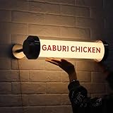 20"24"28"Custom Round Tube Waterproof Acryli Luminous Light Box Advertising Signs with Store Logo Text, Highlight LED Lights,for Coffee Shops, Bars, tea Shops, Creative Hanging Store Sign Lights